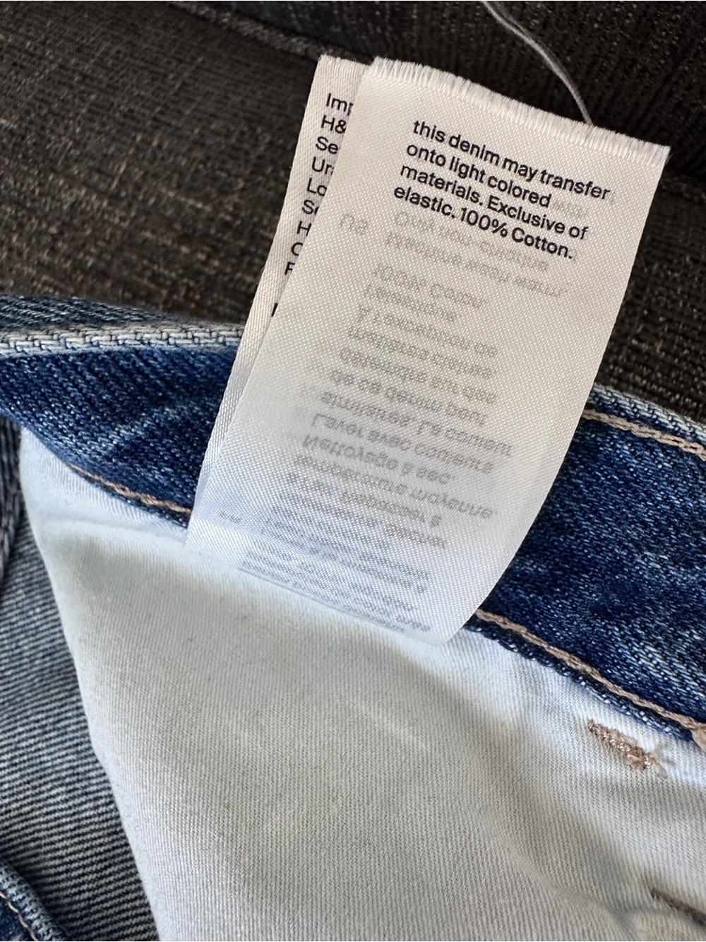 COS Tapered Leg High Rise Ankle Jeans Blue Denim Size 26 - Picture 7 of 13